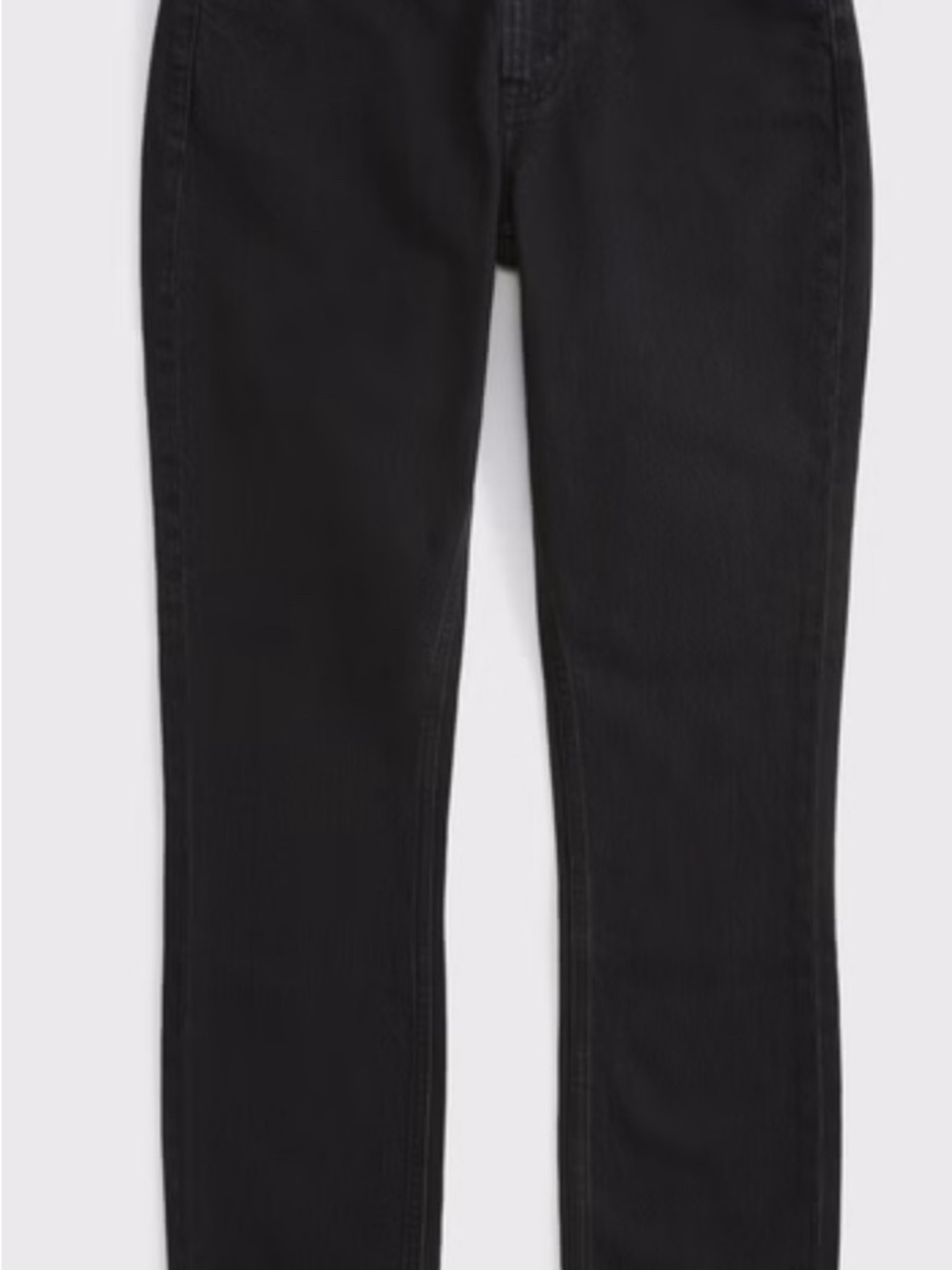 Abercrombie & Fitch Black Mid-Rise Skinny Jeans